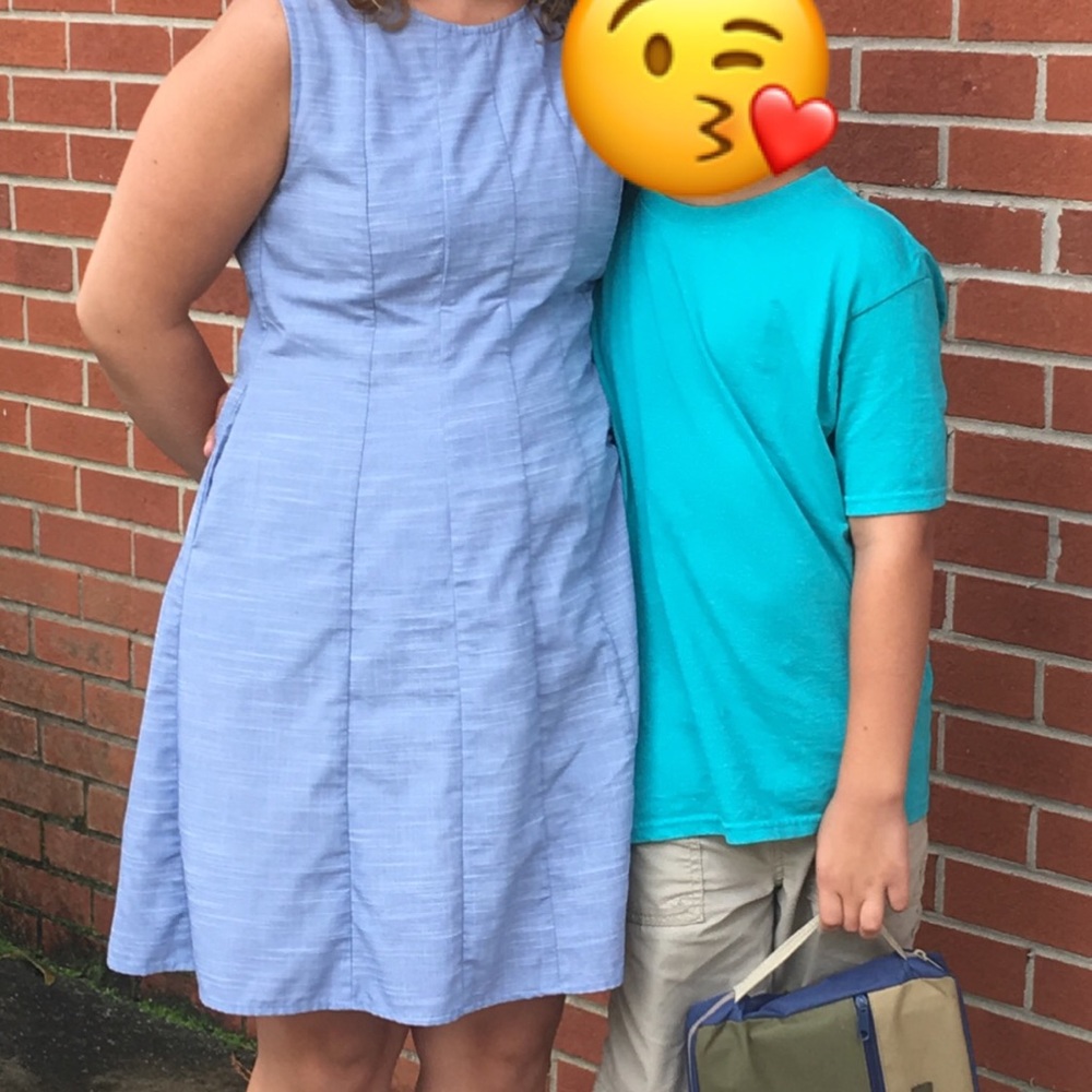 Light blue dress